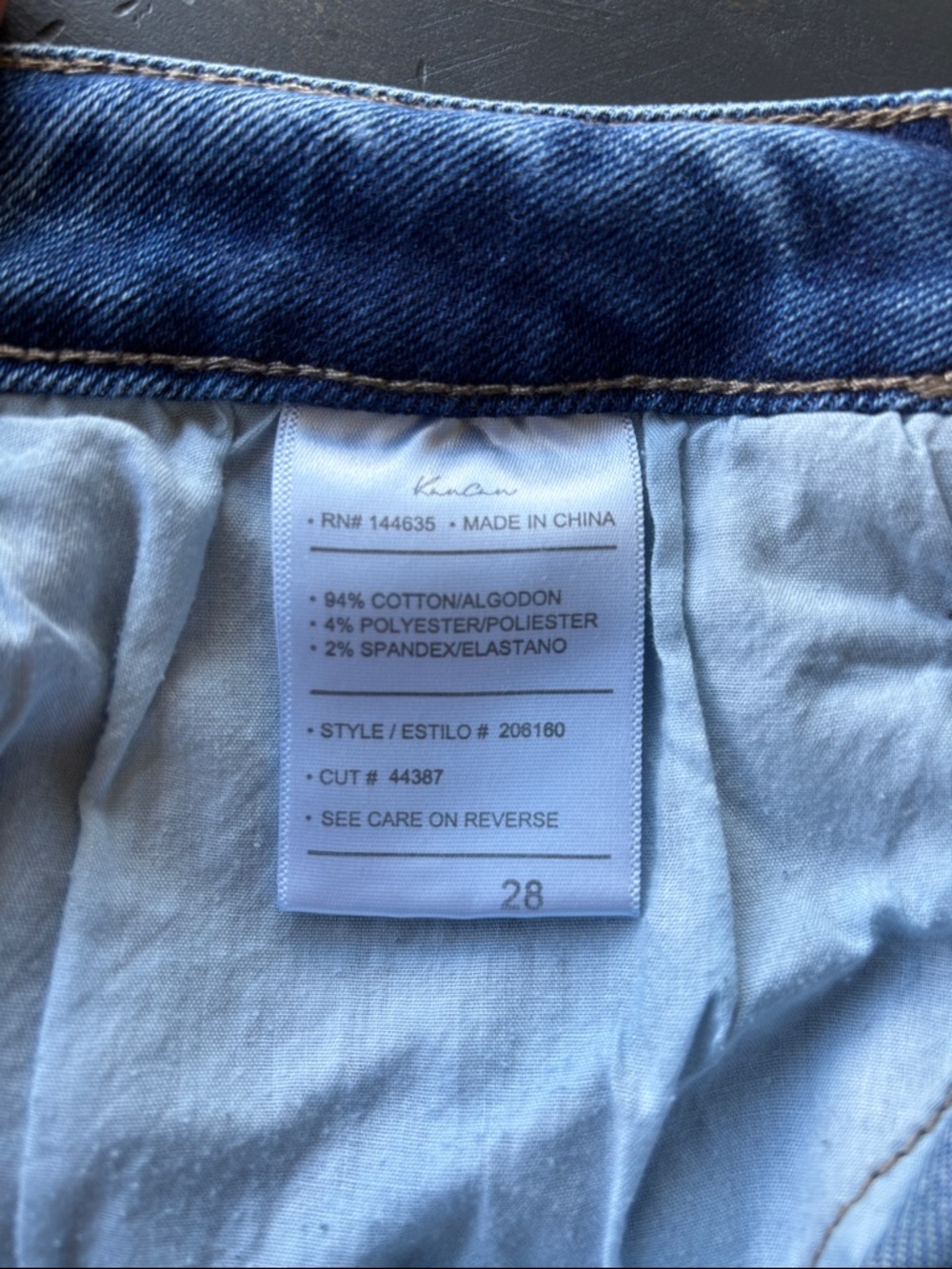 KanCan Blue High-Rise Flare Jeans Women’s size 28 - Picture 7 of 9